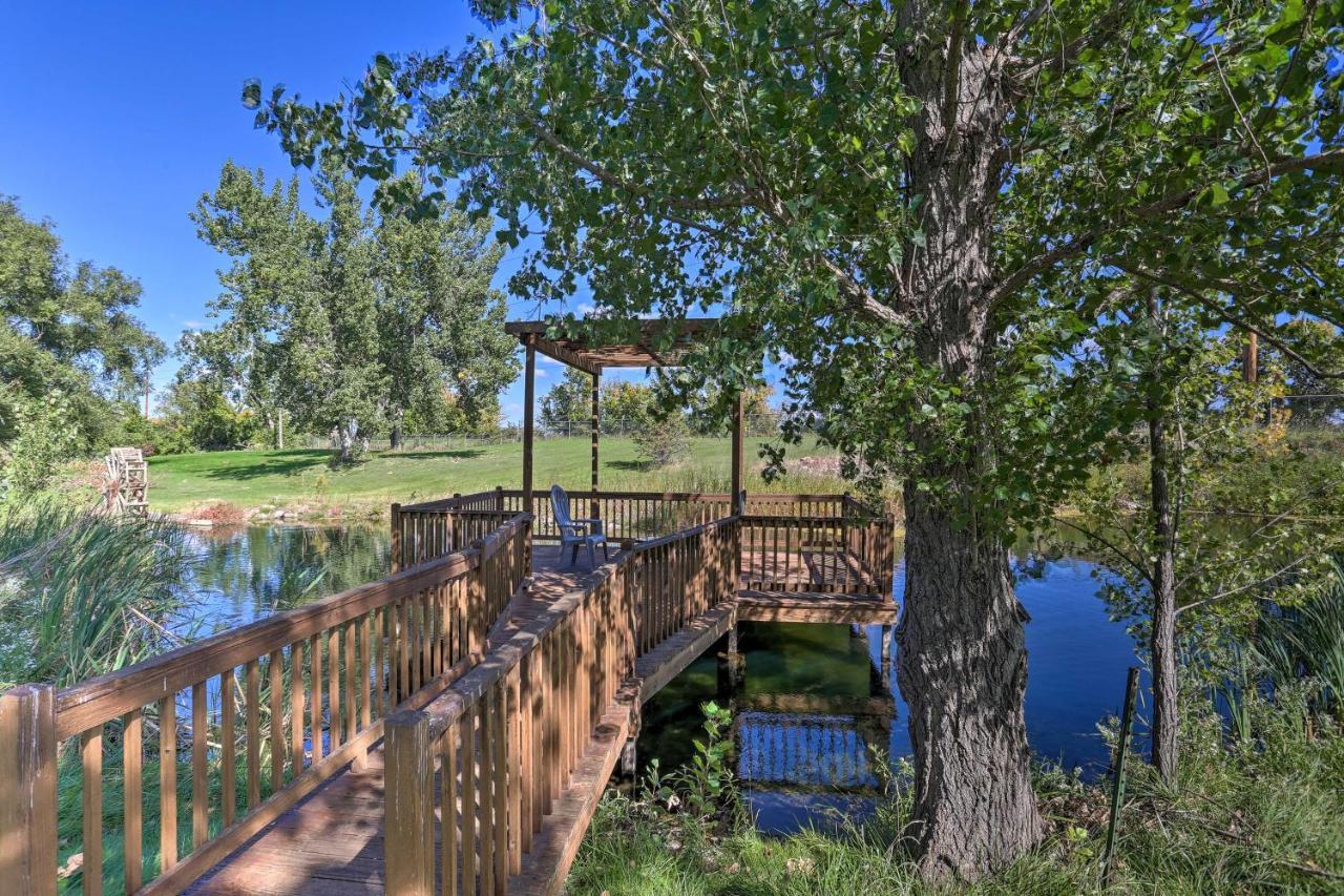 Rustic Spearfish Cabin On 12-Acre Trout Farm Exterior foto